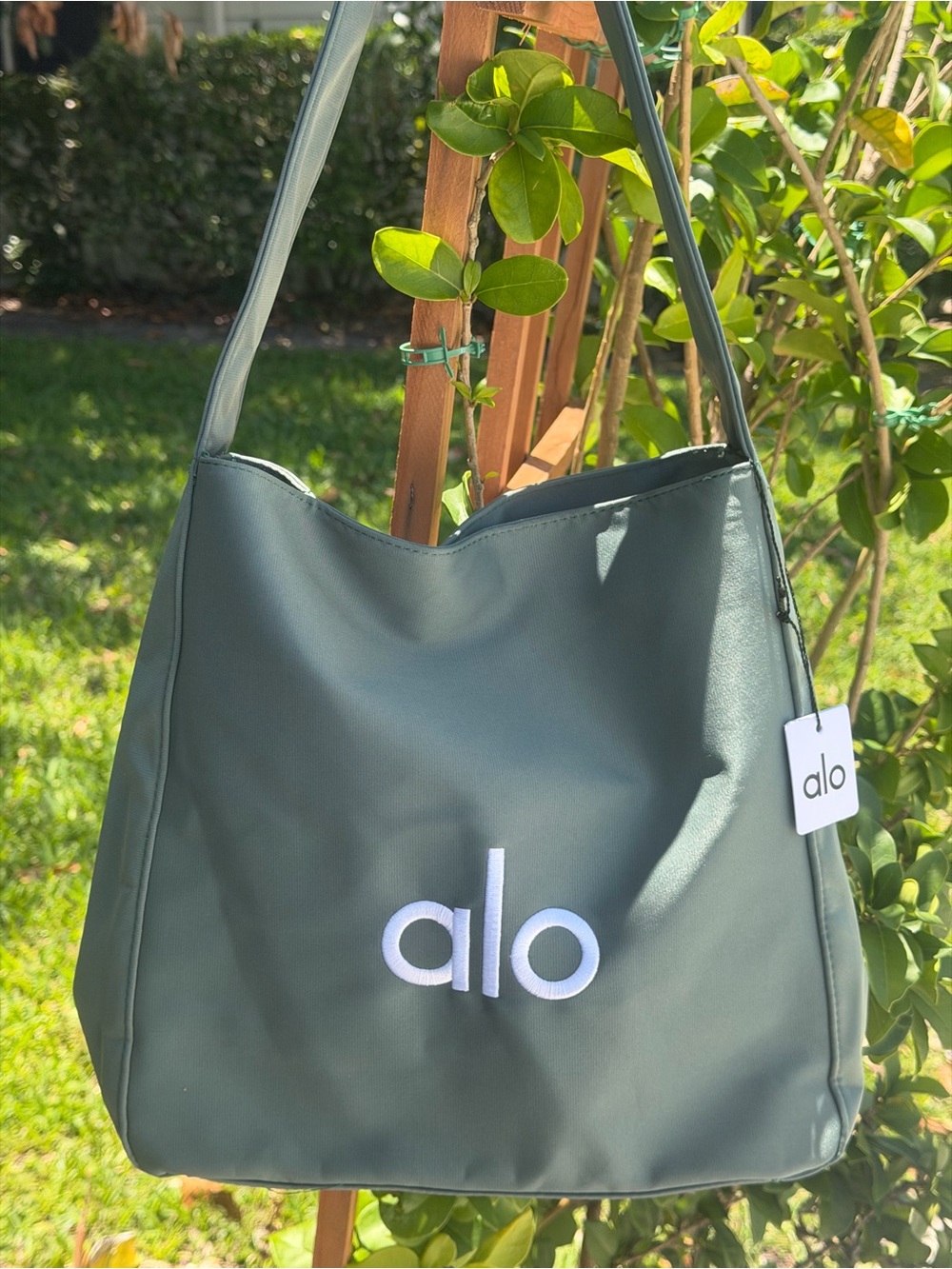 ALO Yoga Sage Green Shoulder Bag